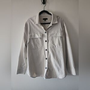 Banana Republic Corduroy Shirt Jacket Size L Tall
